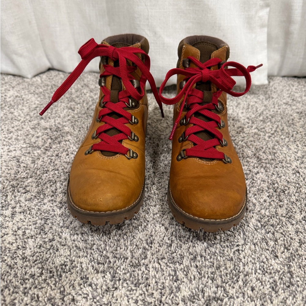 Timberland Boots with Red Laces